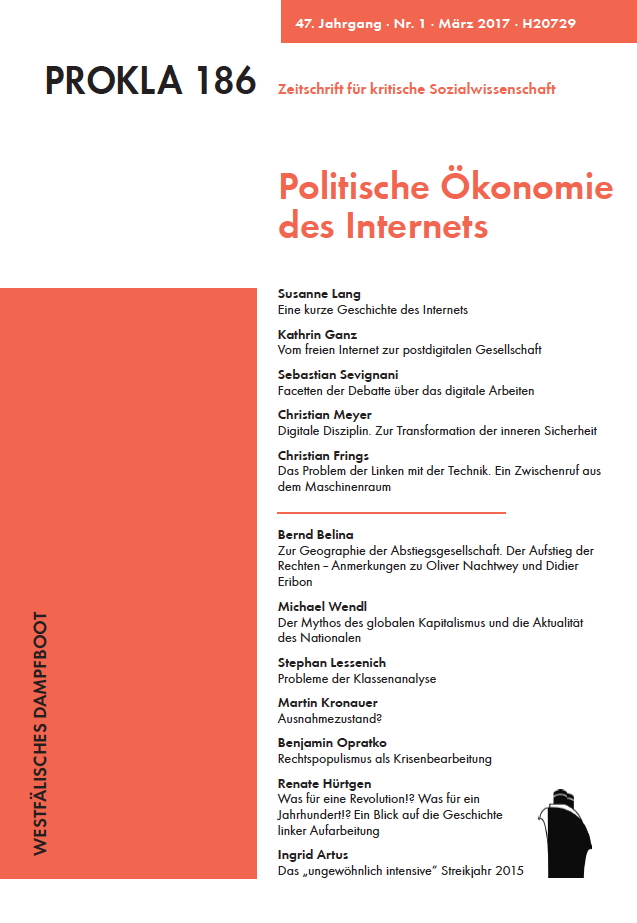 					Ansehen Bd. 47 Nr. 186 (2017): Politische Ökonomie des Internets
				