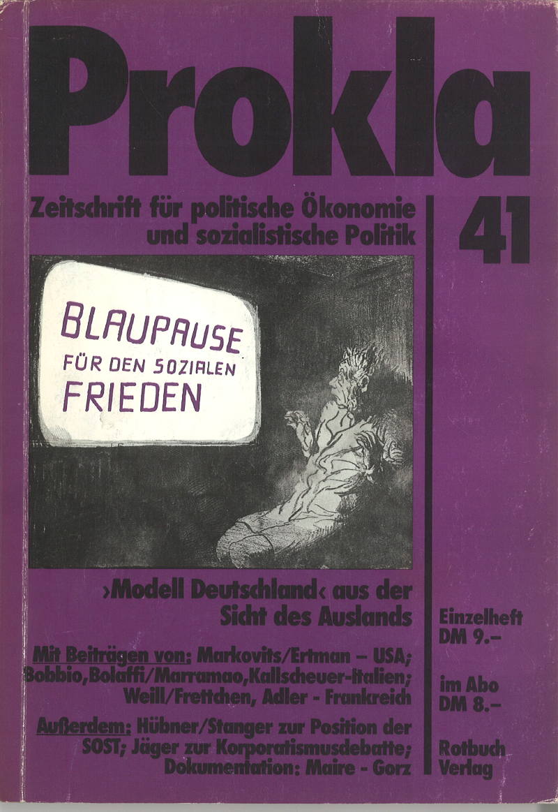 					Ansehen Bd. 10 Nr. 41 (1980): 'Modell Deutschland' aus der Sicht des Auslandes
				