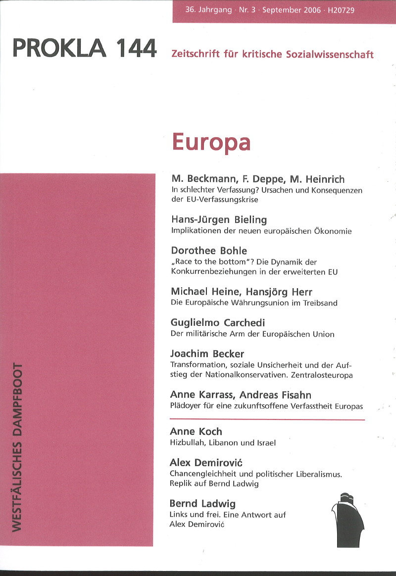 					Ansehen Bd. 36 Nr. 144 (2006): Europa
				